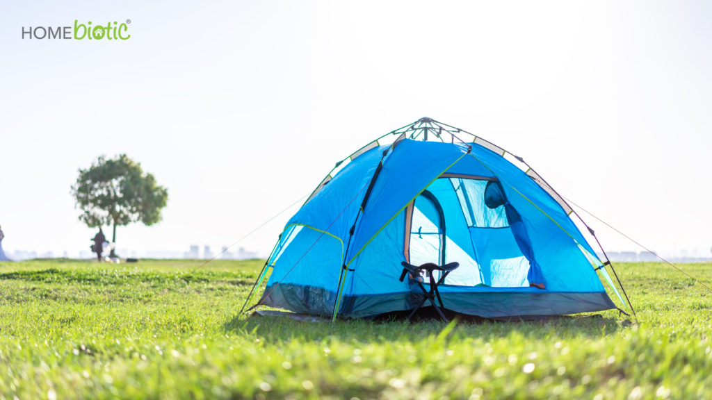 Musty Tent? Fix It Fast | Picture of Tent in open space