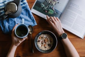 coffee and healthy breakfast - homebiotic